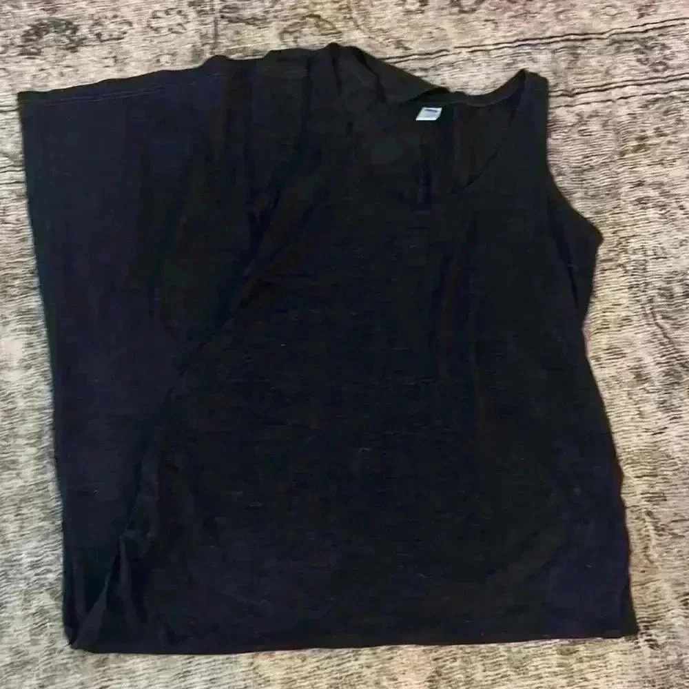 Old Navy Maternity Dark Gray Maxi Dress Size Small